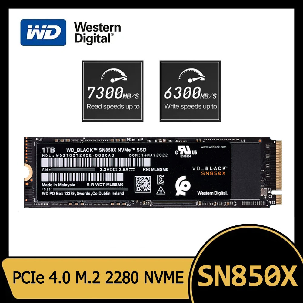 SSD Western Digital WD SN850X  - Samsung Ssd 980 Pro avaliação e preço
