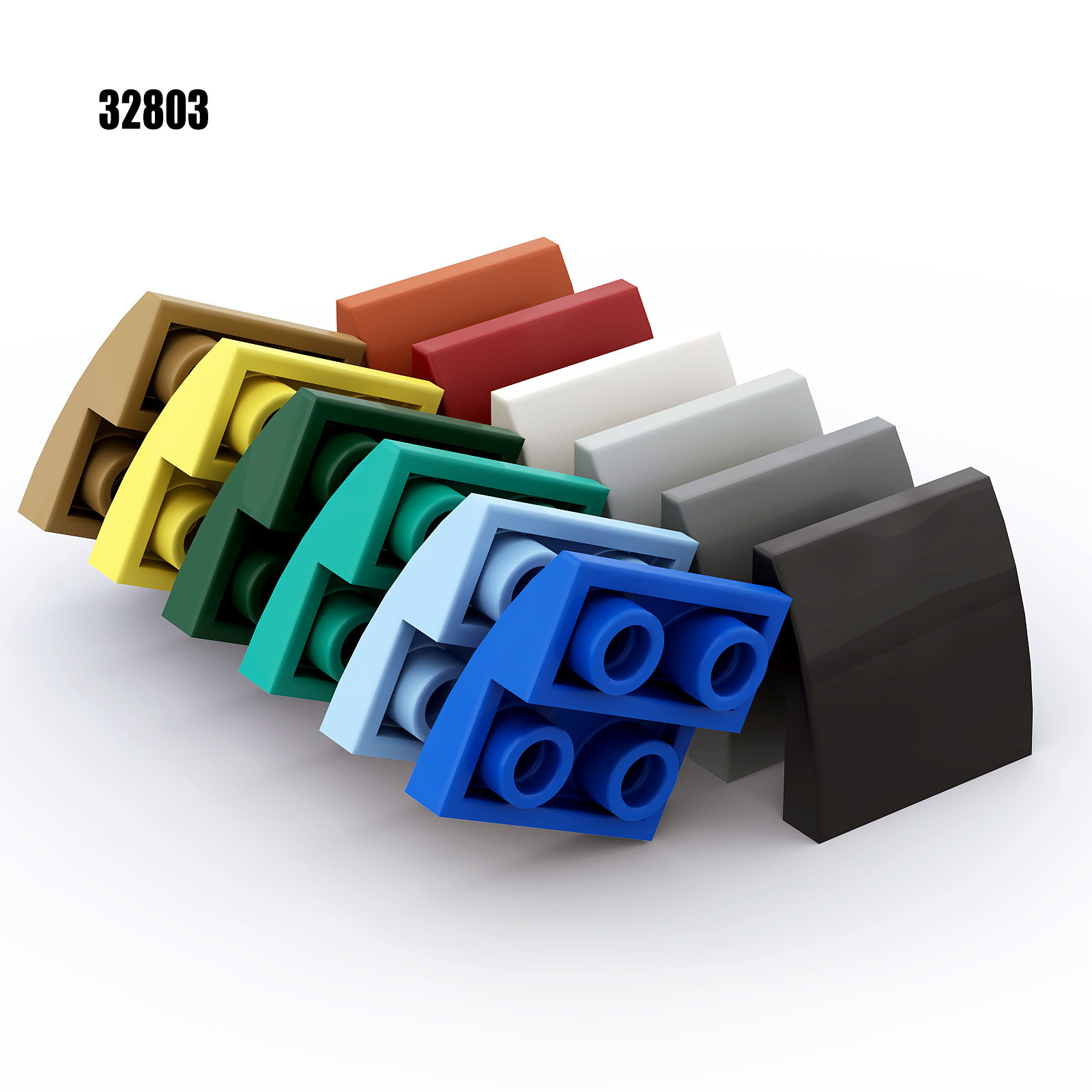 50 pçs moc tijolos 32803 2x2 p - Tech Accessories For Kids avaliação e preço