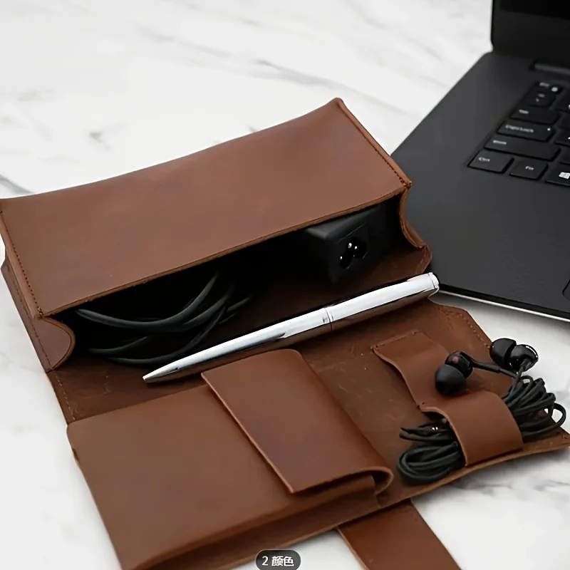 Organizador de Couro PU com Mú - Tech Accessories Travel Case avaliação e preço