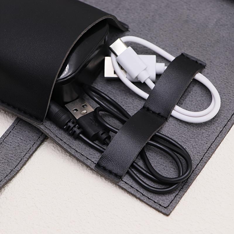 1pc couro do plutônio multi-co - Tech Accessories Organizer Pouch avaliação e preço